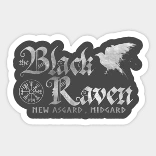 the Black Raven, New Asgard Sticker